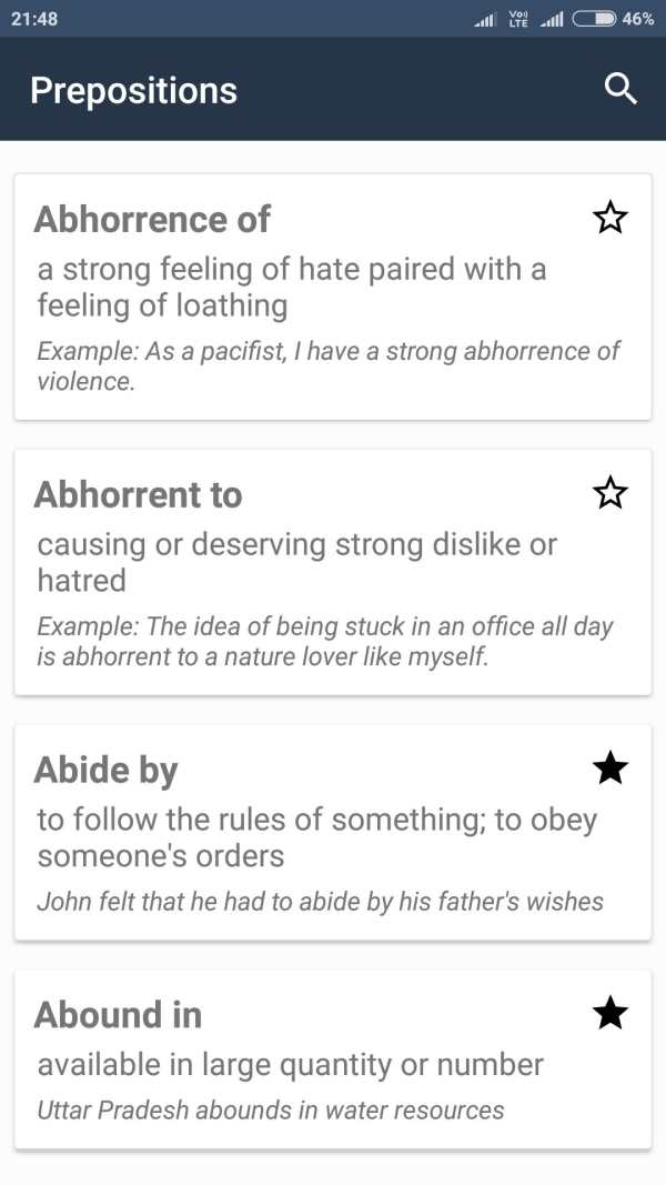 Idiom Phrase One Word Phrasal Verb screenshot 5