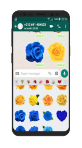 Flowers stickers 2020 🌹 WAStickerApps flowers screenshot 2