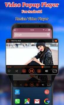 Video Popup Player For Android screenshot 1