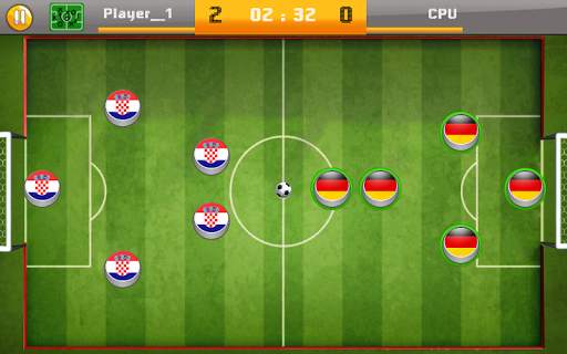 ⚽🏆 Button football - mainkan dengan jari Anda screenshot 2