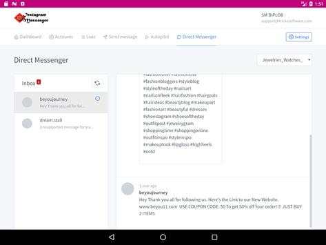 Instagram Messenger - Multiple Accounts Messenger screenshot 15