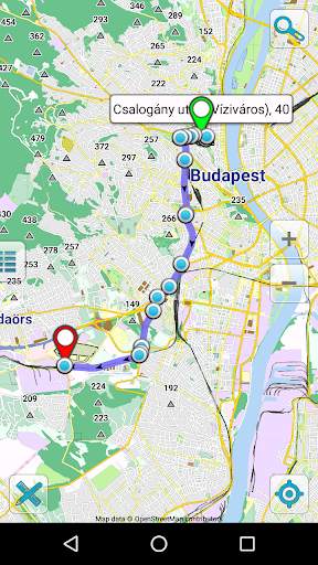 Map of Budapest offline screenshot 5