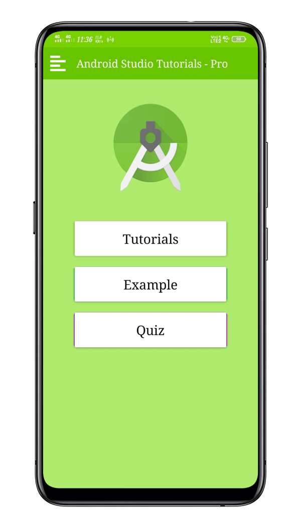 Tutorials For Android Studio® Quiz and Example-Pro screenshot 1