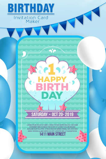 Birthday Invitation Card Maker screenshot 5