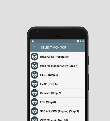 Drive Cycle Procedure screenshot 2