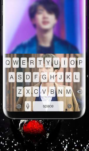 Keyboard BTS Jin Theme screenshot 3