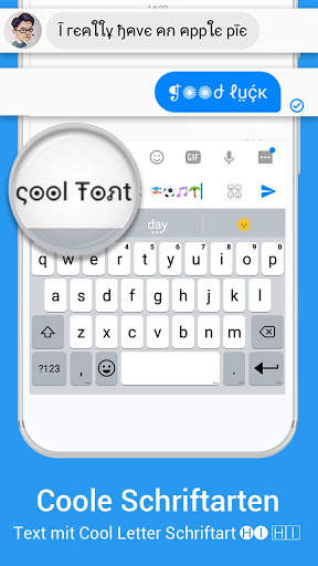 Emoji Tastatur iMore-Coole Schriftart, Gif, Themen screenshot 2