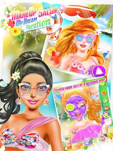 MakeUp Salon My Dream Vacation - Fashion Girl Game screenshot 19