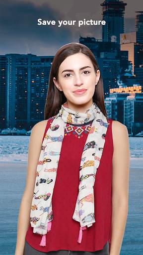 Woman Designer Scarf Photo Suit Editor 7 تصوير الشاشة
