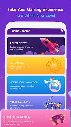 Game Booster ⚡ Speedup Play Games Faster Smoother screenshot 4
