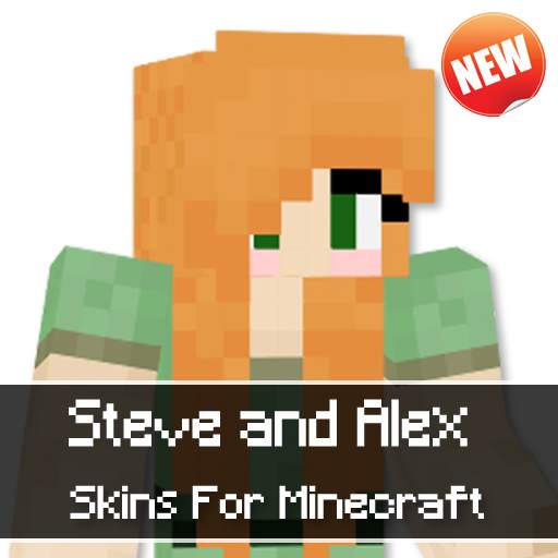 Steve and Alex Skins for Minecraft PE 1.1