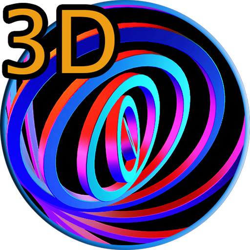 3D Hypnotic Spiral Rings FREE 1.3