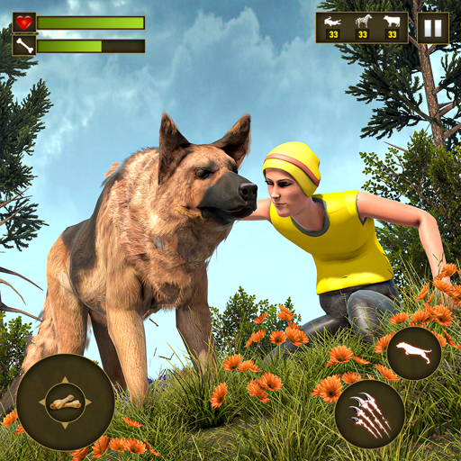 Wild Dog Pet Simulator Games icon
