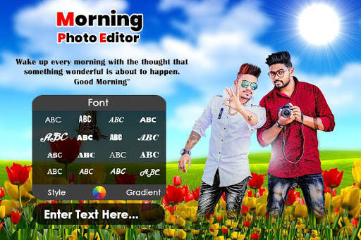 Good Morning Photo Editor screenshot 2
