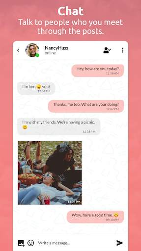 Synoomy: Meet new people, Chat screenshot 3