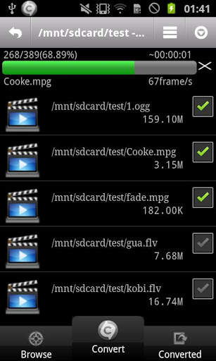 ARMV7 NEON VidCon Codec screenshot 1