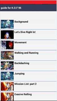 Guide for King of Fighters 97 screenshot 1
