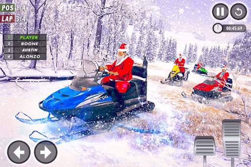 Santa Atv Snow Bike Racing 2021 : Quad Bike Race screenshot 8