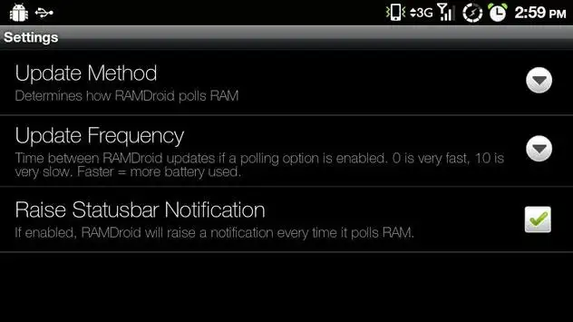 RAMDroid - RAM Widget screenshot 4