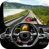 Highway Traffic Racing In Car icon