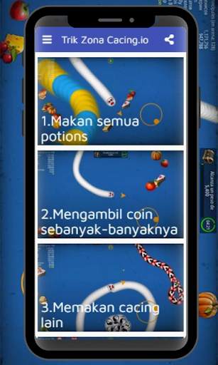 Trik Zona Cacing.io screenshot 1
