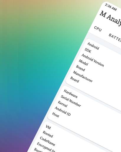M Analyzer : CPU Info, CPU Z screenshot 2