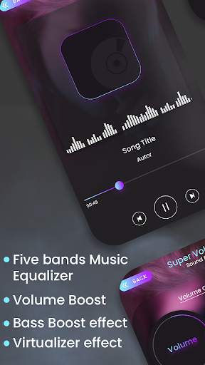 Super Volume Booster Sound Booster with Equalizer screenshot 3