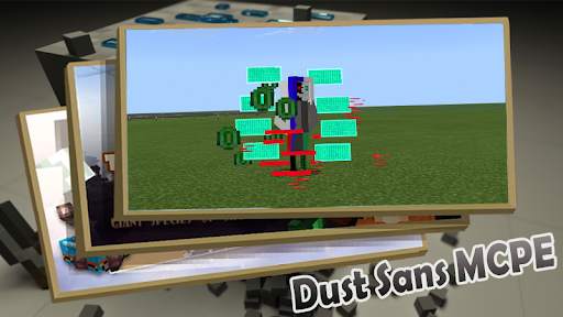 Dust Sans Undertale Mod for Minecraft PE screenshot 4