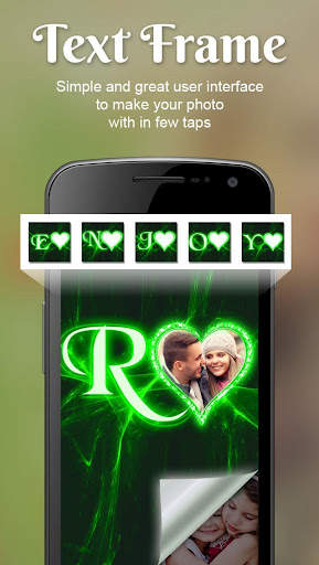Lighting Text Photo Frames screenshot 6