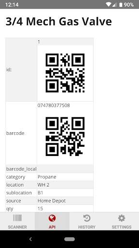 Barcode QR Code Scanner Web API screenshot 2