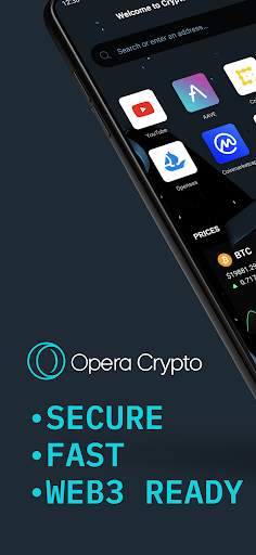 Opera Crypto Browser screenshot 1