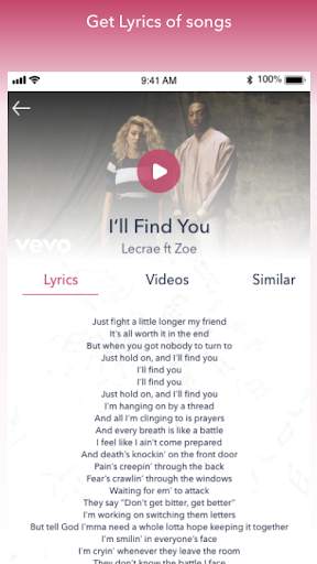Magical Music Player - Music videos and Lyrics app screenshot 4
