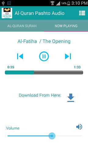 Pashto Al-Quran Audio Offline screenshot 5