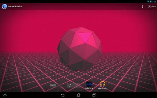 Tunnel Blocker (music vis.) screenshot 4