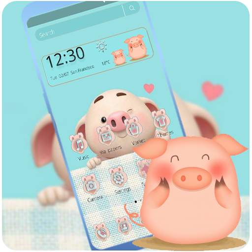 Cartoon Lovely Piggy Theme🐷 1.1.2