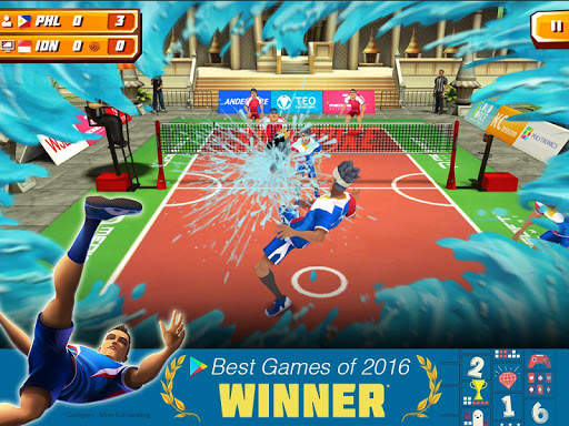 Roll Spike Sepak Takraw screenshot 1