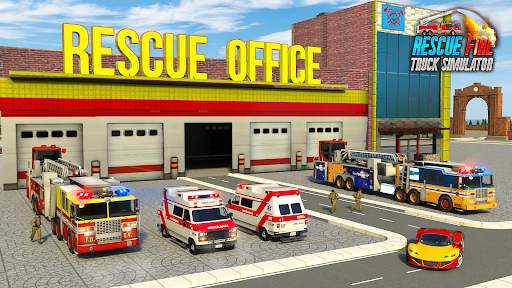Firefighter FireTruck Games screenshot 2