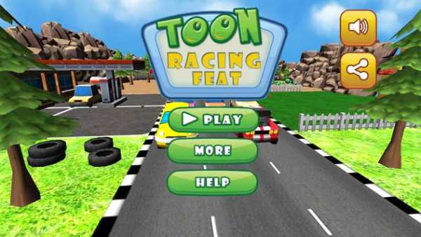 Toon Car Racing-3D screenshot 8