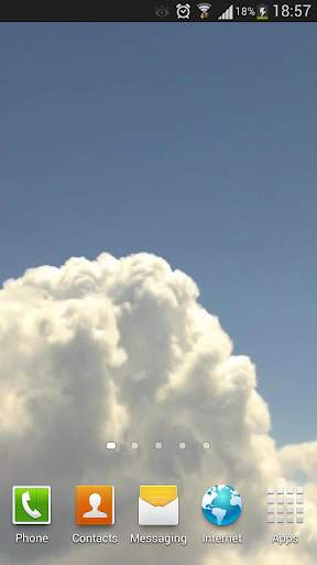 Blue Sky Live Wallpaper HD 2 screenshot 2