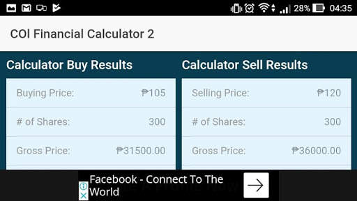 COL Financial Calculator  V2 screenshot 6