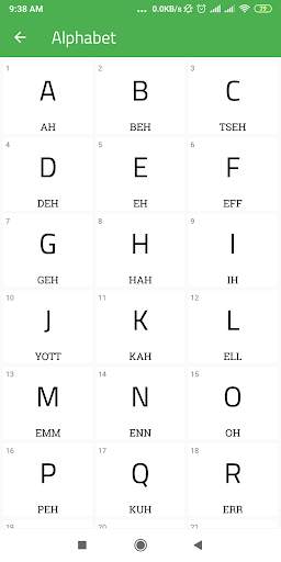 Learn German Offline || Speak German || Alphabet screenshot 2