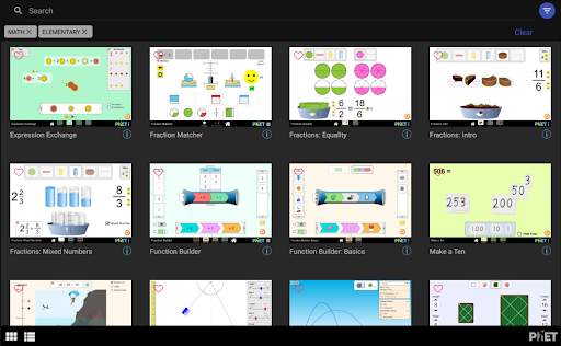 PhET Simulations screenshot 1