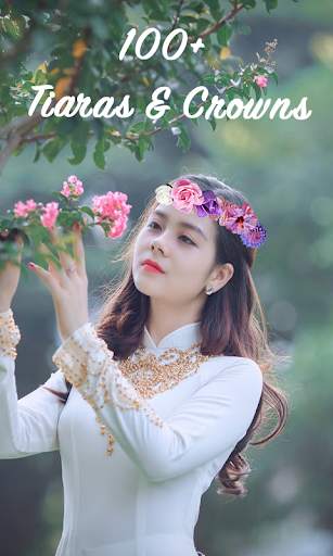 Crown Photo Ediot - Wear Flower Tiara screenshot 1