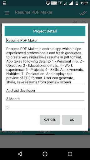 Resume PDF Maker / CV Builder screenshot 7