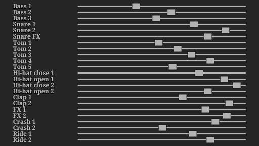 Electronic drum kit screenshot 3