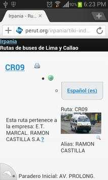 Bus guide for Lima and Callao screenshot 6