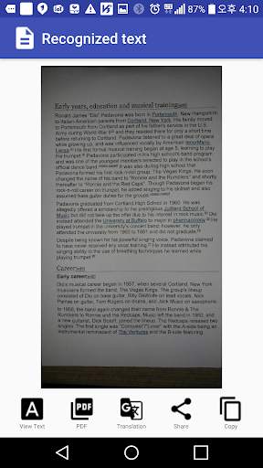 Text Scan Pro - تحويل صور 2 تصوير الشاشة