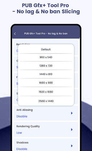 GFX Tool for PUBG - Game Launcher & Optimizer screenshot 3