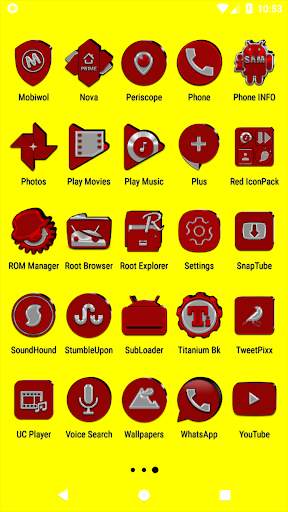 Red Icon Pack 5 تصوير الشاشة