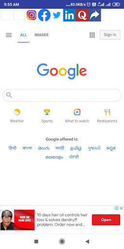 Free Superfast Browser screenshot 1